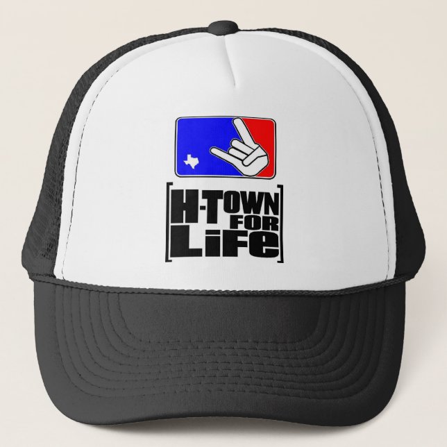 H-Town 4 Life 3 Trucker Hat (Front)
