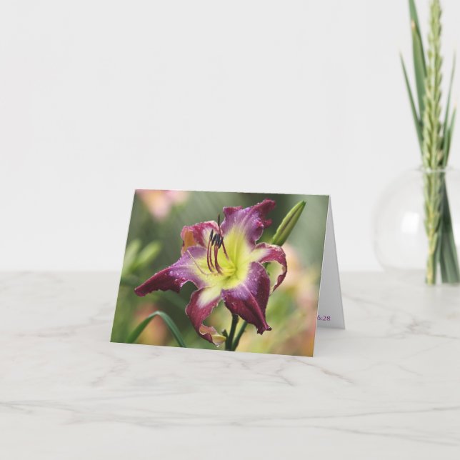 H. Violet Sabrewing Note Card (Front)
