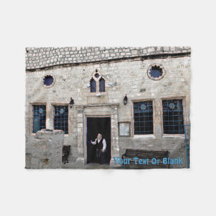 Ha-Ari Ashkenazi Shul - Tzfat Fleece Blanket