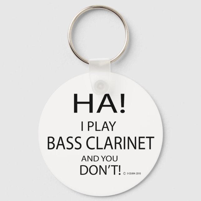 Ha Bass Clarinet Key Ring (Front)