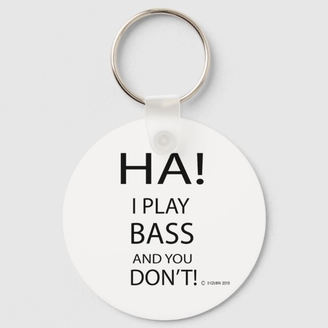 Ha Bass Key Ring (Front)