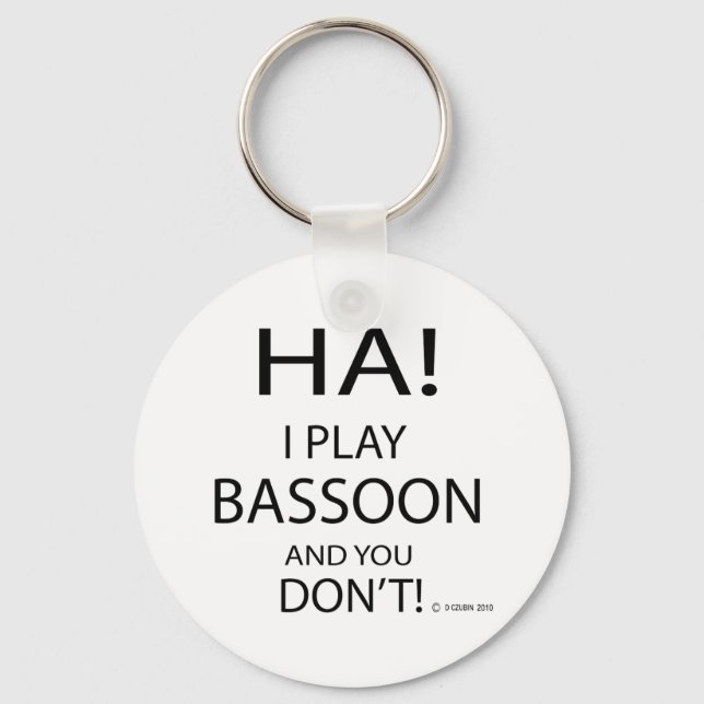 Ha Bassoon Key Ring (Front)