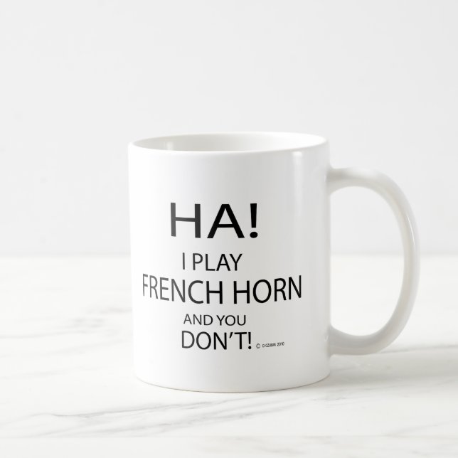 Ha French Horn Coffee Mug (Right)