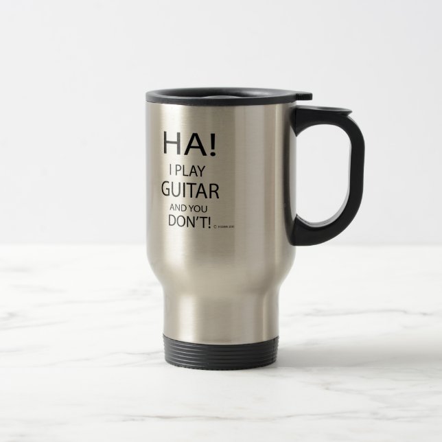 Ha Guitar Travel Mug (Right)