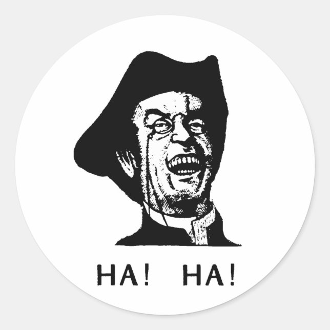 Ha Ha Guy Classic Round Sticker (Front)
