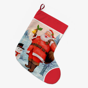 Ha Ha Merry Christmas Large Christmas Stocking