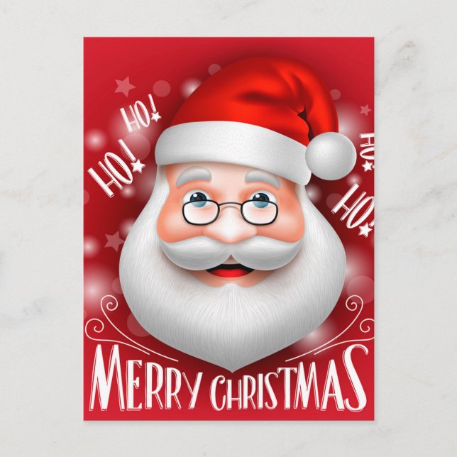 Ha Ha Merry Christmas Postcard (Front)