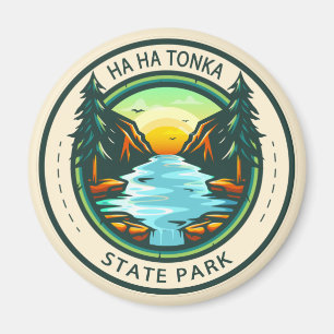 Ha Ha Tonka State Park Missouri Badge Magnet