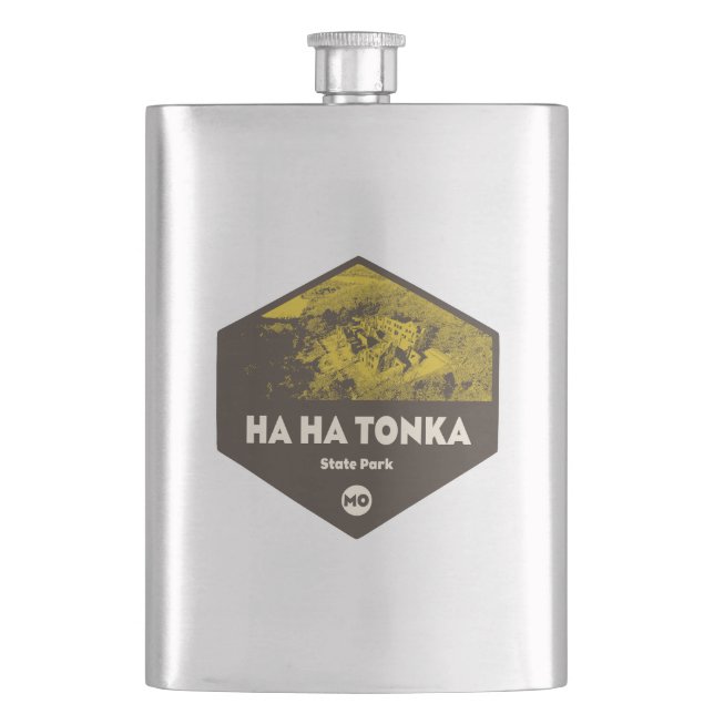 Ha Ha Tonka State Park Missouri Hip Flask (Front)
