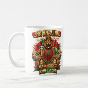 🇲🇦 HA HNA JINA Team Morocco Game Day 2026 Coffee Mug