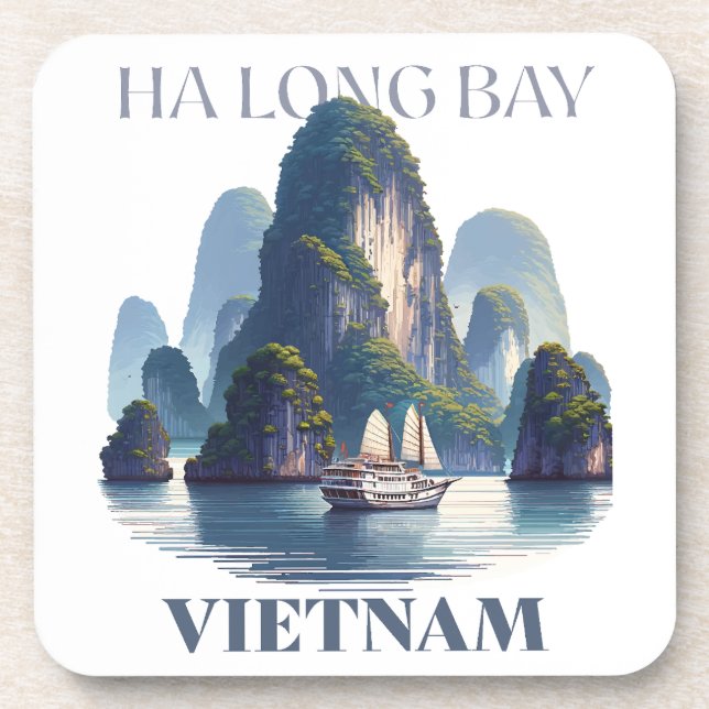 Ha Long Bay Vietnam Coaster (Front)