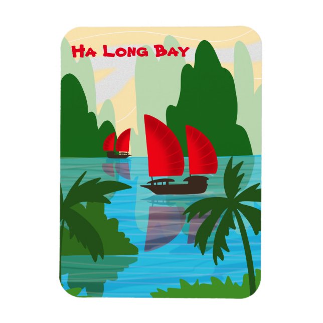 Ha Long Bay, Vietnam Magnet (Vertical)
