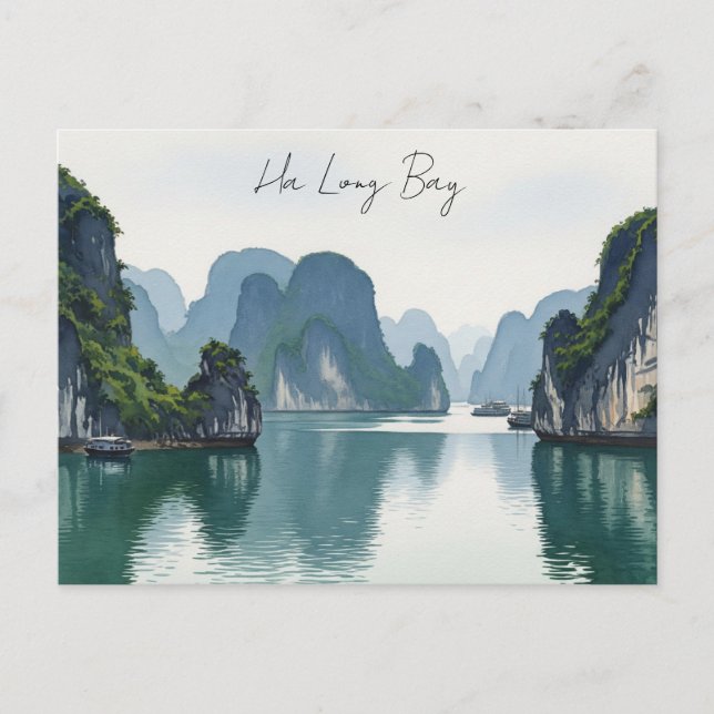 Ha Long Bay Vietnam Postcard (Front)
