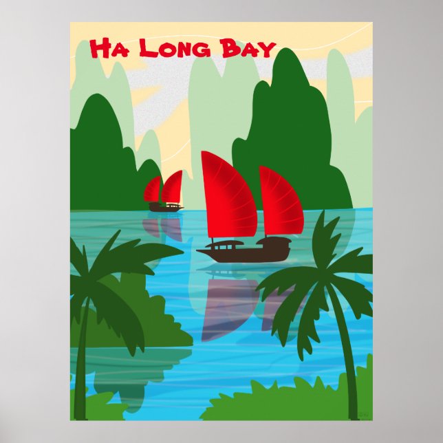Ha Long Bay, Vietnam Poster (Front)
