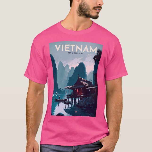 Ha Long Bay Vietnam Poster T-Shirt (Front)