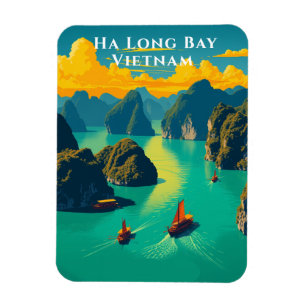 Ha Long Bay Vietnam Scenic Travel Magnet