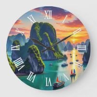 Ha Long Bay Vietnam Sunset
