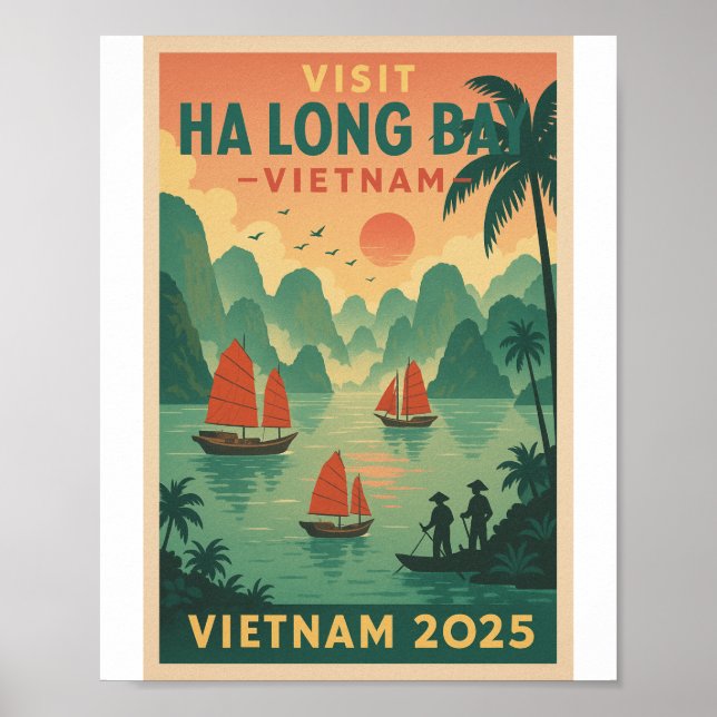 ha long bay vietnam travel 2026 poster (Front)