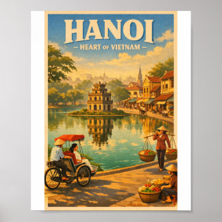 ha noi viet nam travel 2026 poster