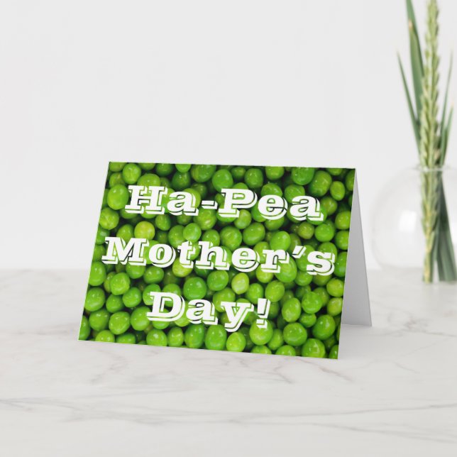 Ha-Pea Mother's Day Card (Front)