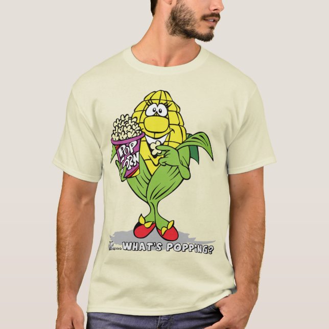 "Ha,.....What's Popping?" T-Shirt  (Front)