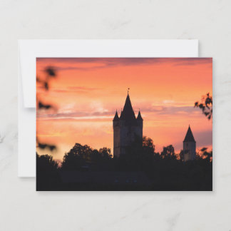 HAAGER SCHLOSSTURM & SMALL SCHLOSSTURM IN THE EVEN POSTCARD