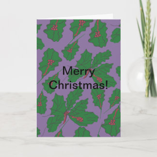 Haapy Holly Days Card