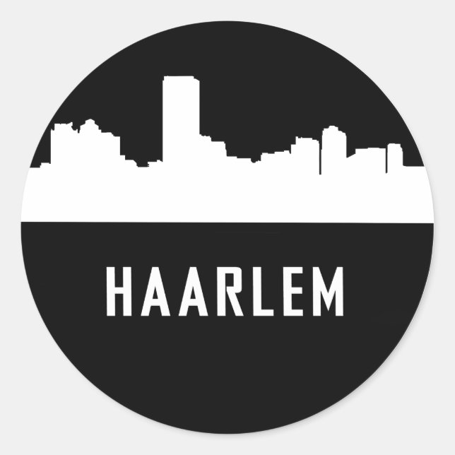 Haarlem Classic Round Sticker (Front)