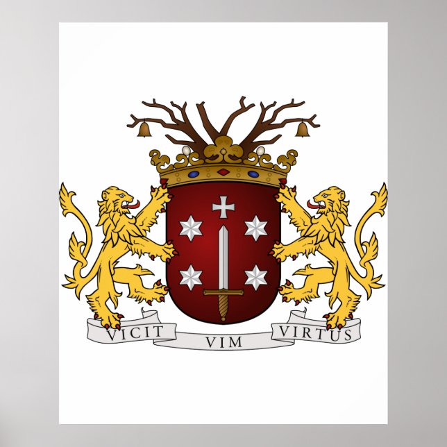 Haarlem wapen, Netherlands Poster (Front)