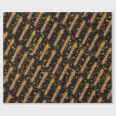 Habana Cigar Luxury Vip Cuban Gold Wrapping Paper (Flat)