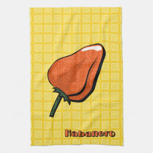 Habanero Chilli Pepper Kitchen Towel