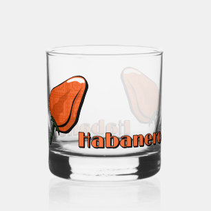 Habanero Chilli Pepper Whiskey Glass