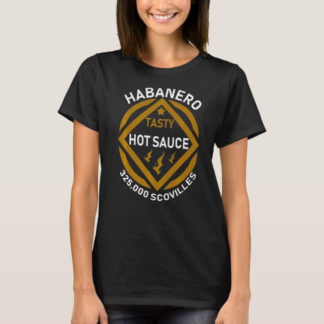 Habanero Hot Chilli Sauce  Halloween Costume T-Shirt (Front)