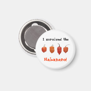 Habanero Peppers Magnet