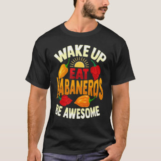 Habanero red pepper for a Scoville Chilli T-Shirt