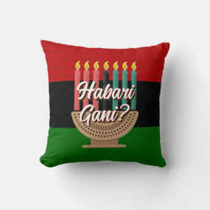 HABARI GANI Kwanzaa Cushion