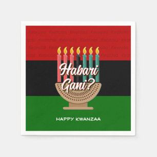 HABARI GANI Kwanzaa Paper Napkin