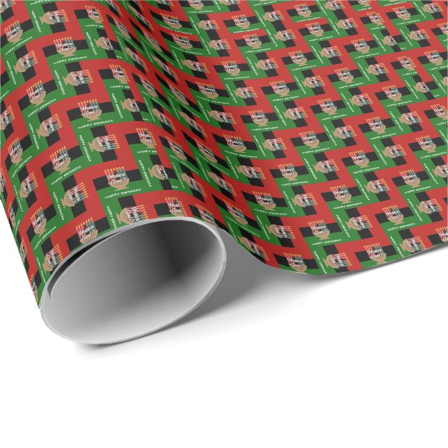 HABARI GANI Kwanzaa Wrapping Paper (Roll Corner)
