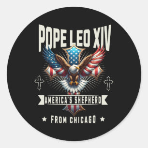 Habemus Papam 2025 Vatican Election Leo Xiv From C Classic Round Sticker