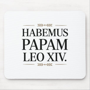 Habemus Papam Leo Xiv. Pope 1 Mouse Mat
