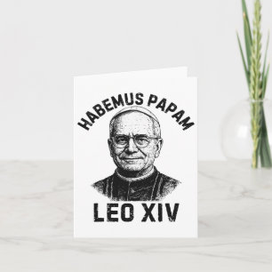 Habemus Papam Pope Leo Xiv Card