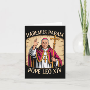 Habemus Papam Pope Leo Xiv  Card