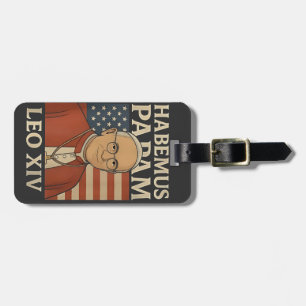 Habemus papam Pope Leo XIV Christian Church Luggage Tag
