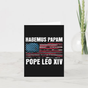 Habemus Papam, We Have A Pope 2025, Vatican Leo Xi Card