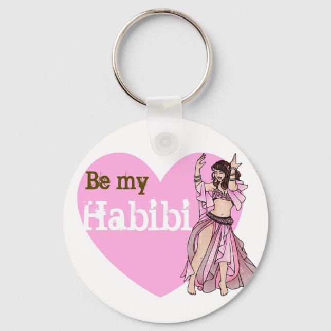 Habibi belly dancer key ring (Front)
