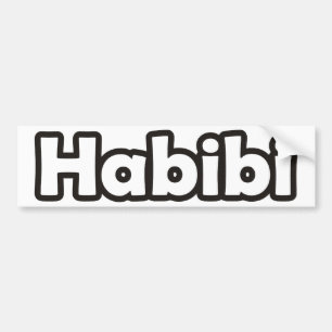 Habibi Bumper Sticker