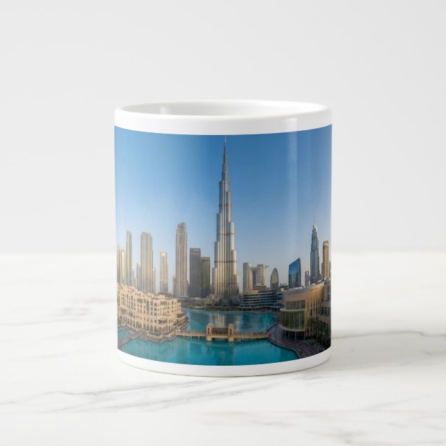Habibi Come To Dubai Travel Souvenir Personalised Large Coffee Mug (Front)