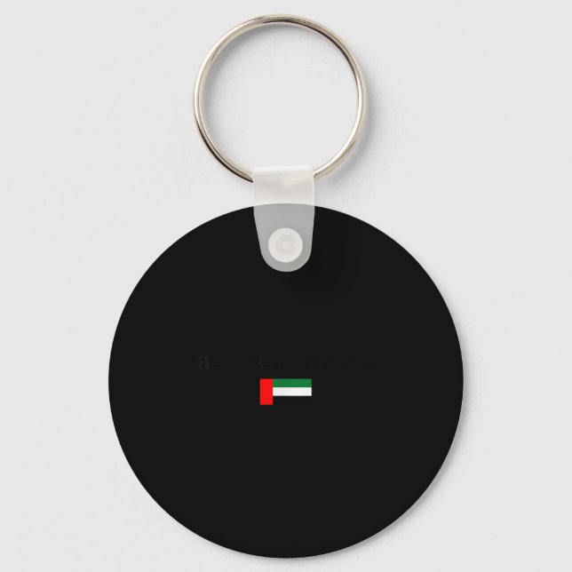 Habiby Come To Dubai, My Dear Come To Dubai Quotes Key Ring (Front)