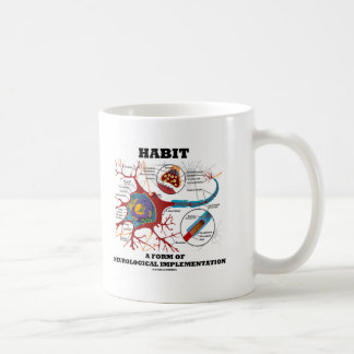 Habit A Form Of Neurological Implementation Neuron Coffee Mug