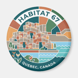 Habitat 67 Canada Magnet